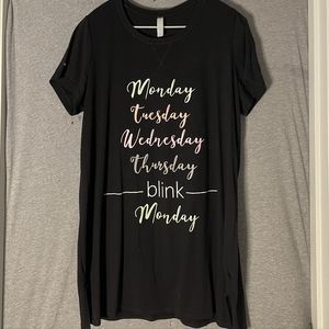 fun night dress / shirt